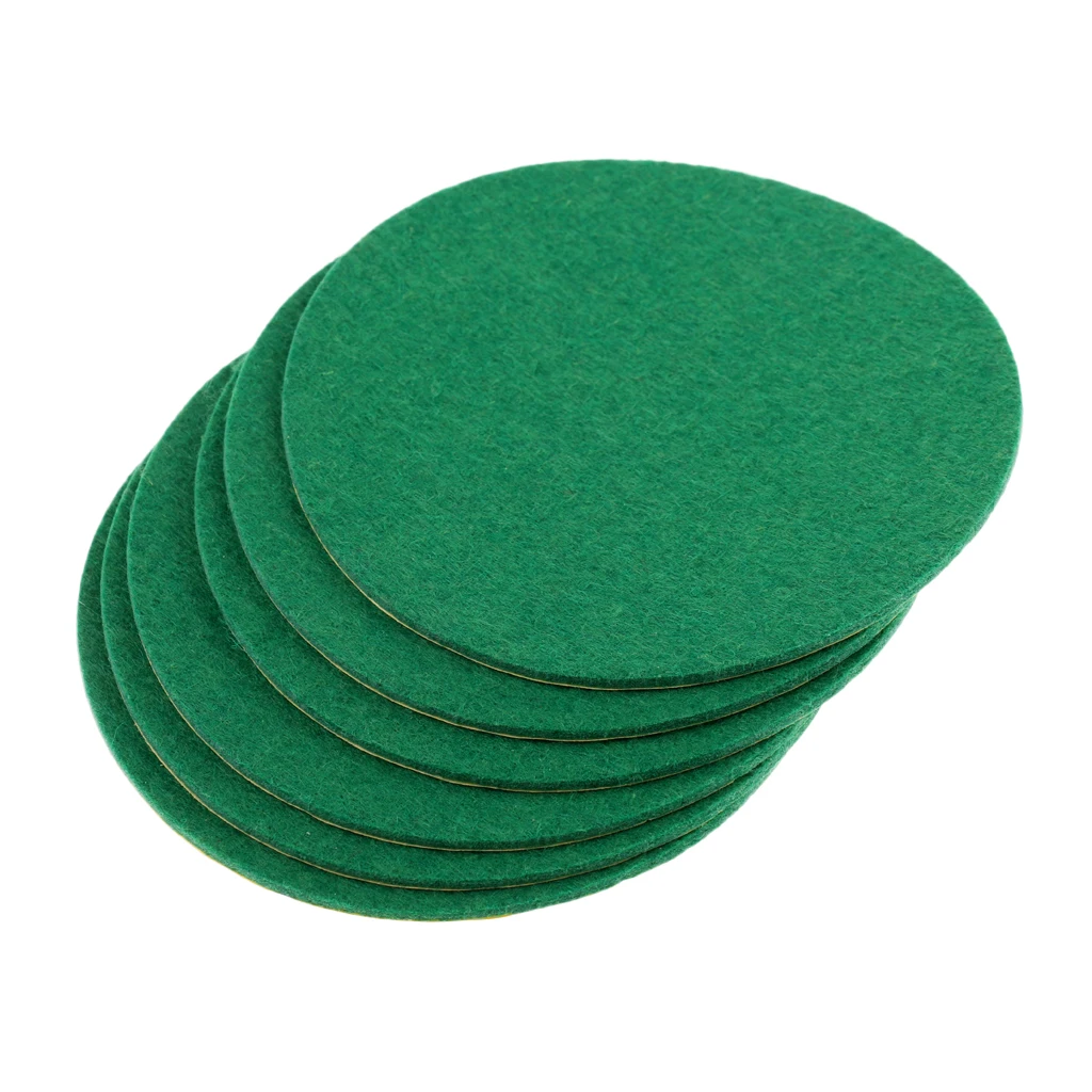 Air Hockey Table Pushers Felt Pads Set of 6 Green 3 Sizes Air Hockey Pushers Felt Pads Entertainment Air Hockey Accessories