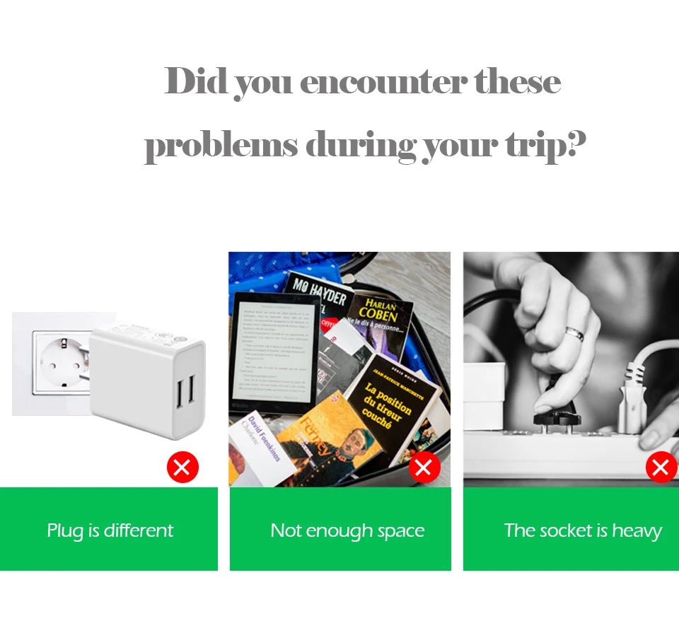Universal UK US AU To EU AC Travel Power Adapters in Switzerland France Germany Greece EU Plug Converter Electrical Charger (2)