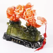 Нефрит удачи и отваги королева смолы украшения фэн шуй домашняя смола для мебели украшения новоселье подарок 144