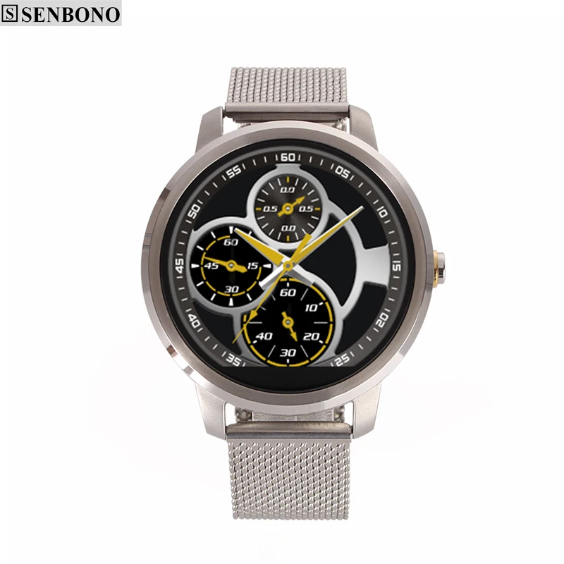SENBONO V360 Smart Watch for Android IOS Smartwatch with