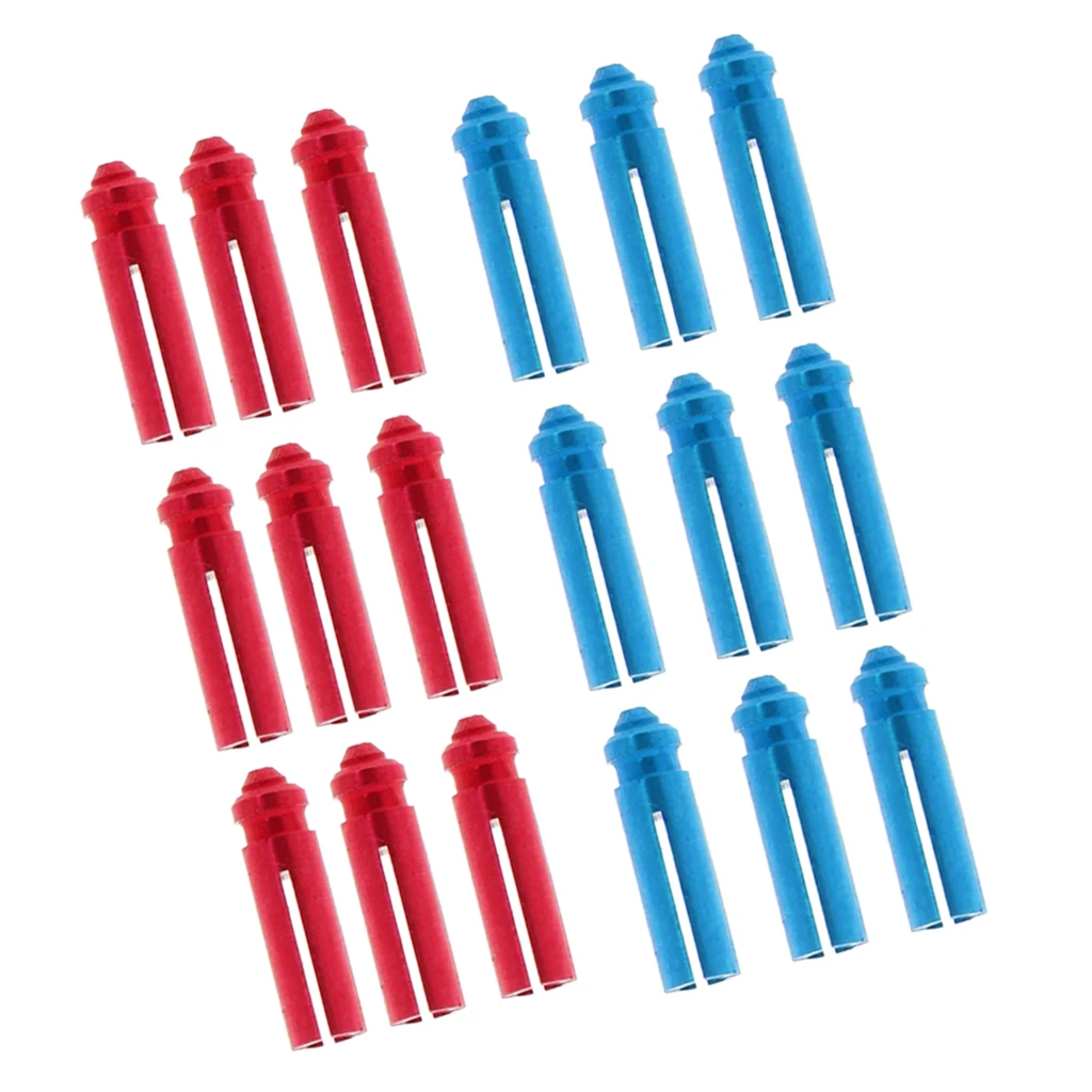 18 Pieces Anodized Aluminum Dart Flight Savers Protectors Darts Accessories for Steel Soft Tip