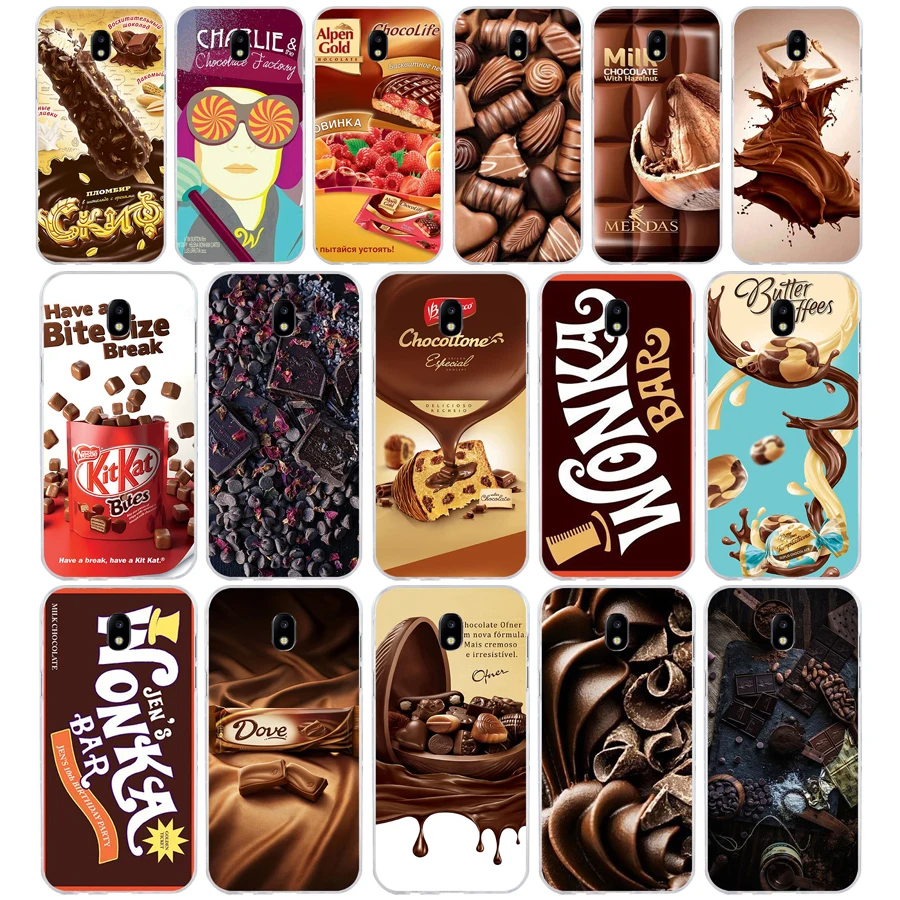 

187Halenka bar wonka chocolate Soft Silicone Tpu Cover phone Case for Samsung j3 j5 j7 2016 2017 a3 2016 a5 2017 a6 2018