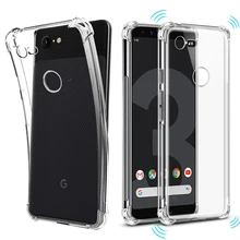 Airbag Shockproof Soft Silicone Case for Google Pixel 3A XL 3 Lite XL Clear TPU Phone Cover for Pixel 3A 3 Lite 3 XL 3XL 2 XL 2