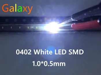 

1000PCS 0402 LED light-emitting diode smd 0402 white 0402 SMD LED 1.0*0.5*0.4MM 1005 super bright 6000-8000K