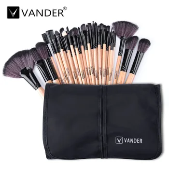 

Vander Professional 32pcs Make Up Brushes Set Foundation Powder Pinceaux Cosmetic Blending Makeup Brush Case The Best Quality!