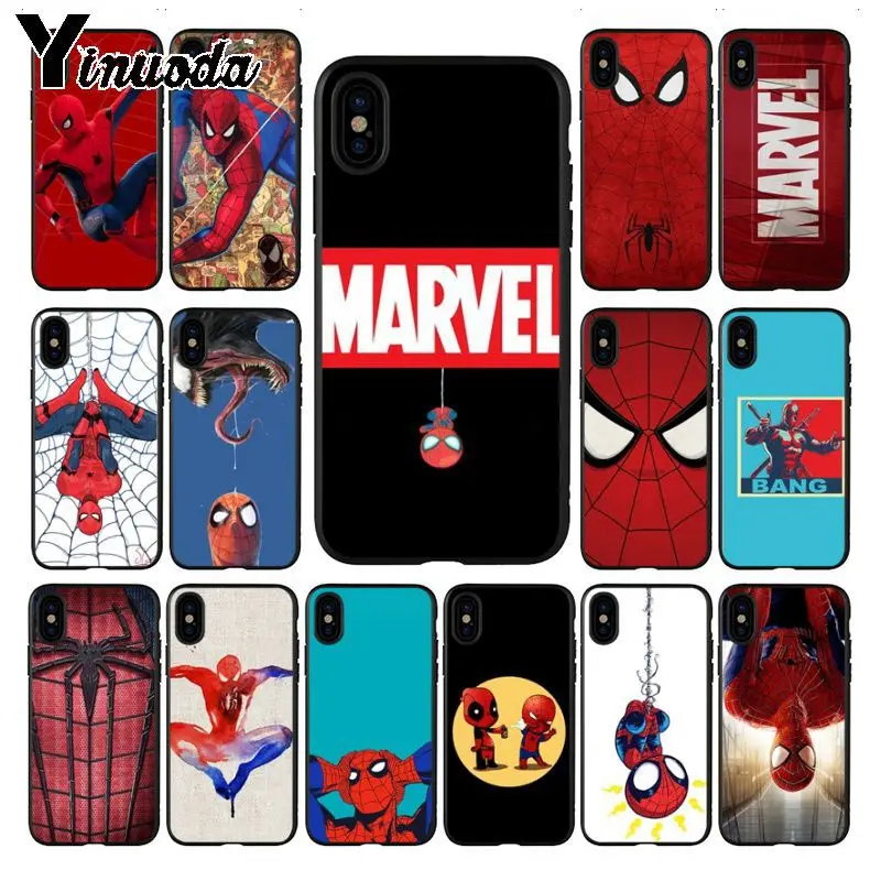 Diy Marvel Phone Case Yinuoda marvel hero spider man DIY Luxury High end Protector phone Case