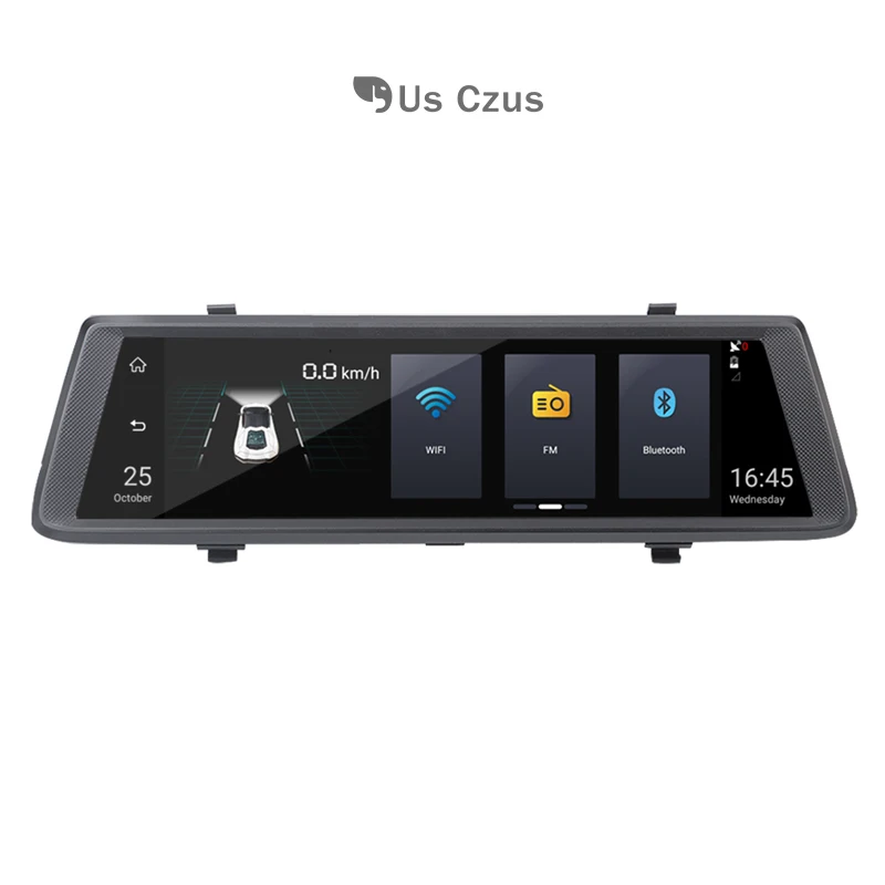 4G Автомобильный DVR Android душ камера gps навигатор 10 дюймов двойной объектив регистраторы и wi fi заднего вида