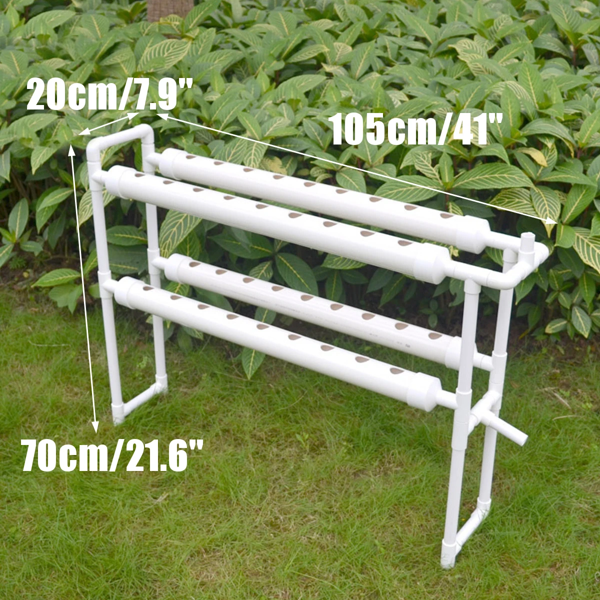 Plastic Hydroponic Grow Kit 220V 36 Sites 4 Pipes 2-Layer Garden Plant Vegetable Tools Box Nursery Pots Rack Garden Supplies