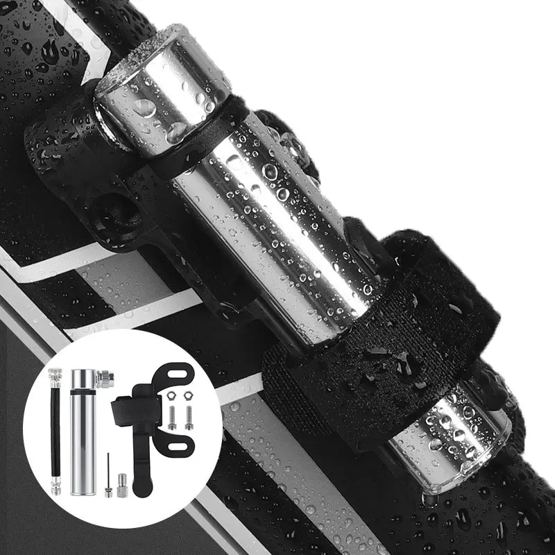 

Lightweight MTB Road Bike Hand Pumps Fit Presta/Schrader Valve 120 Psi Mini Portable Pump Aluminum Alloy Anti-Slip Air Inflator