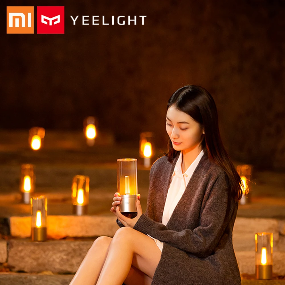 

Original Xiaomi Yeelight Smart Candle Light 1800K Rechargeable Support APP Control