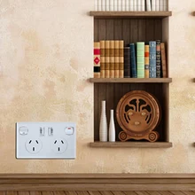Высокотехнологичная двойная USB электрическая розетка для дома блок питания 2 переключателя электрические инструменты для дома(штепсельная вилка AU