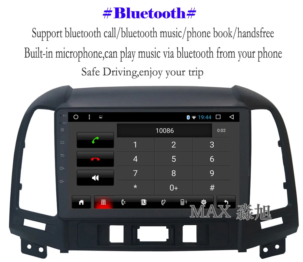 Top MAX GPS Navigation System Android 8.1 Car DVD For Hyundai Santa Fe 3/4holes Car Radio RDS 4G WiFi Free Map swc Bluetooth Call 8 Top MAX GPS Navigation System Android 8.1 Car DVD For Hyundai Santa Fe 3/4holes Car Radio RDS 4G WiFi Free Map swc Bluetooth Call 8