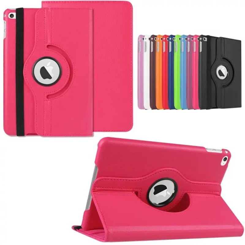 

360 Degree Rotation Case For iPad Mini 1/2/3/4 PU Leather Stand Cover For iPad Mini 1 2 3 4 With Smart Auto On/Off Funda Coque