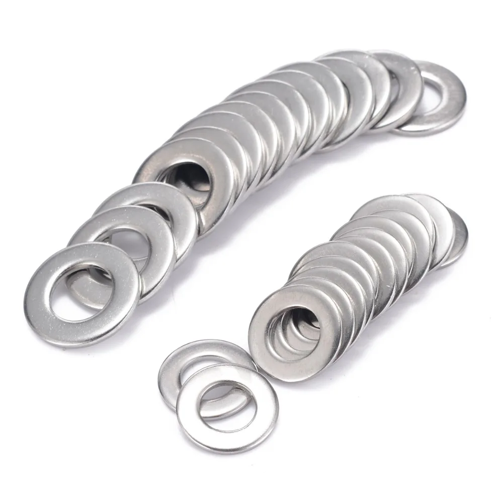 Buy 105pcs 304 Stainless Steel Washers Silver Metric