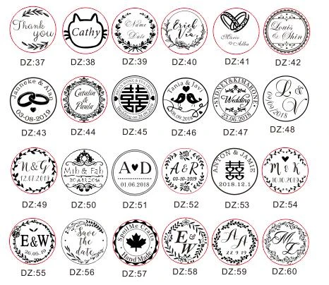 Design Your Own Embosser Stamp / Custom Embosser Seal for Personalized /  Wedding Seal