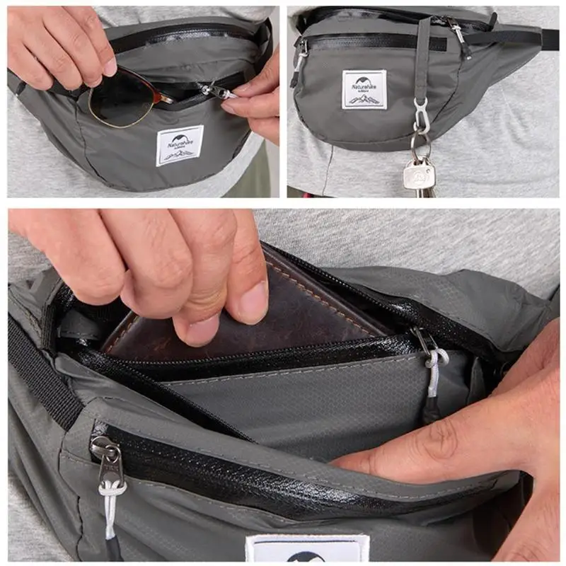  2019 New Waist Bags Running Fanny Pack Unisex Waist Pack Pouch Belt Bag Purse Mobile Phone Pocket C - 32922626835