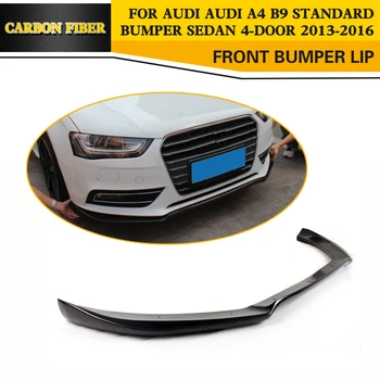 

Carbon Fiber Car Front Bumper Lip Chin Splitter for Audi A4 B9 Sedan 4-Door 2013-2016