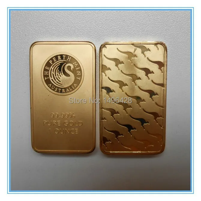 1 oz Gold Bar Perth Mint Gold Bar (Non 20pcs/lot free