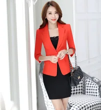 Spring Summer Slim Fashion Formal OL Styles Professional Business Work Suits With Jackets And Skirt Beauty Salon Blazers Outfits