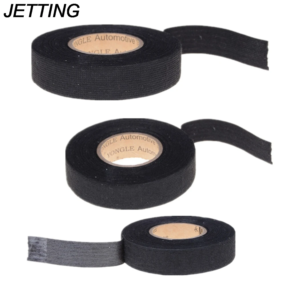 1 Roll 15M*19MM Adhesive Cloth Fabric Tape Heat resistant Automotive Wiring Harness Tape Cable Wiring Harness For Car Auto-in Tape from Home Improvement on ...