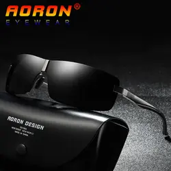 Поляризованные очки Aoron Для мужчин вождения очки со светлыми линзами анти-ослепляющее зеркало солнцезащитные очки A519