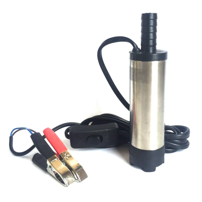  12V DC Diesel Fuel Water Oil Car Camping Fishing Submersible Transfer Pump Power tool accessories