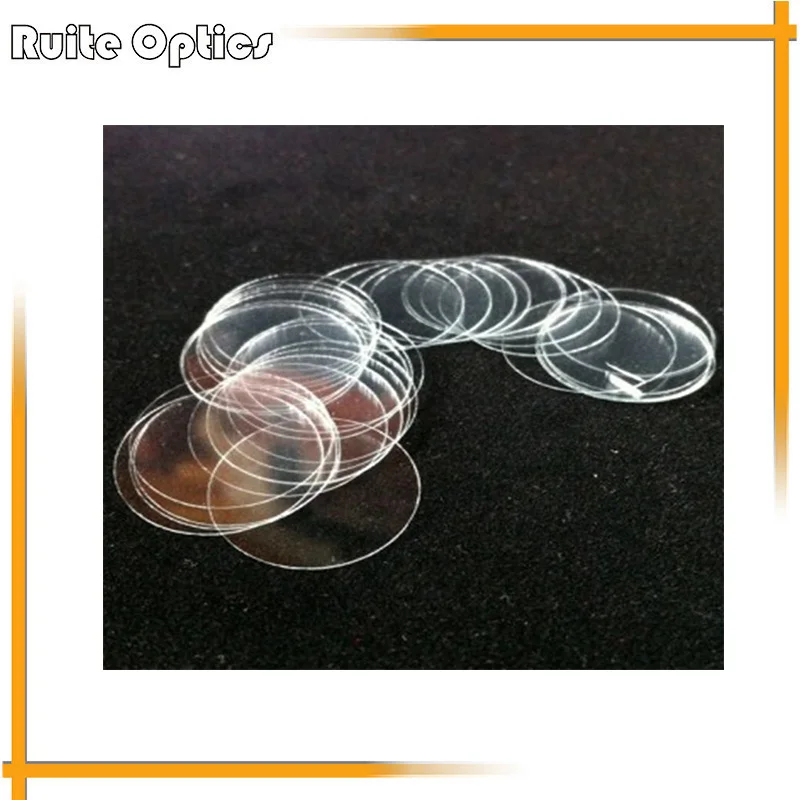 1 Box 100pcs 15mm Round Microscope Glass Slide Cover Slips Blank Slides