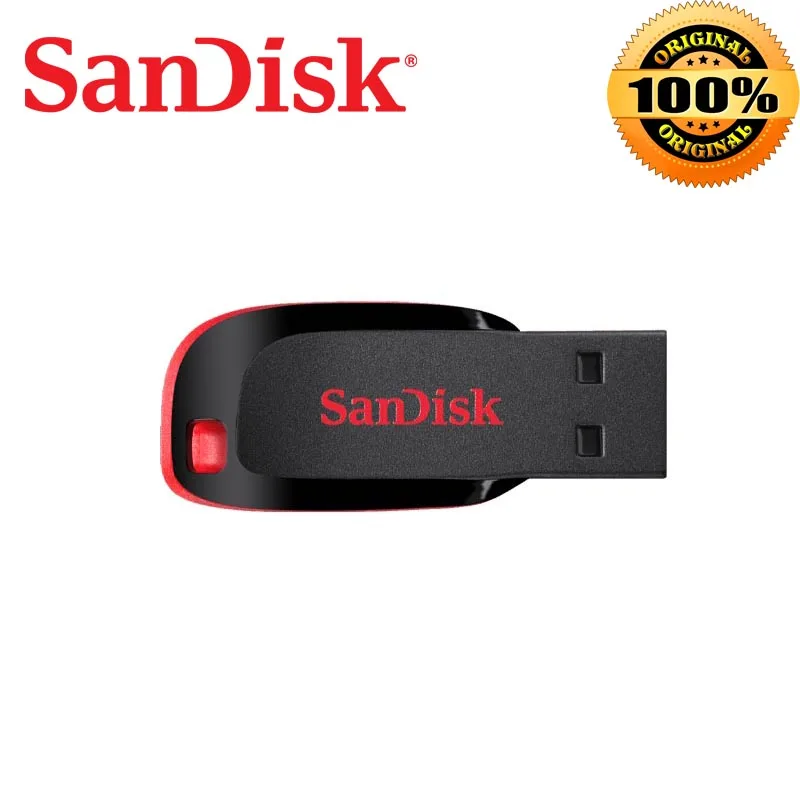 Оригинальный флеш накопитель USB SanDisk CRUZER CZ50 2 0 128 г 64 32 16 8 мини флешка для мобильных