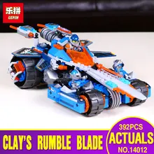 LEPIN 14012 Nexo Knights Clay s Rumble Blade Axl Combination Marvel Building Blocks Kits Toys Compatible