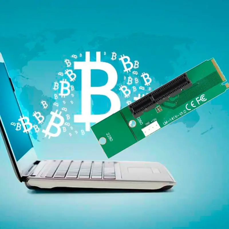 2 шт./компл. M.2 NGFF SSD штекер на PCI Express E 4X гнездовой конвертер адаптер карта m2