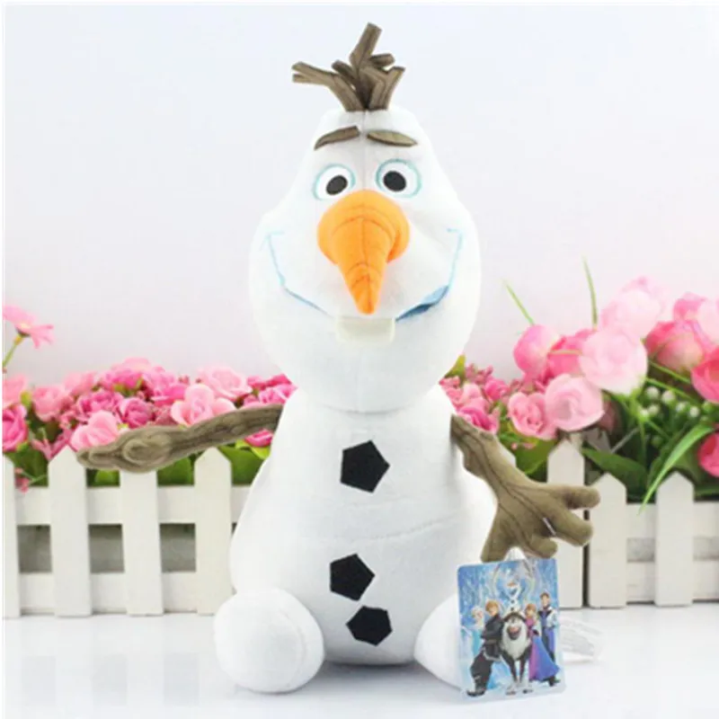 Disney Hot Movies Frozen 30 см 50 Олаф плюшевый каваи снеговик мультфильм милые плюшевые