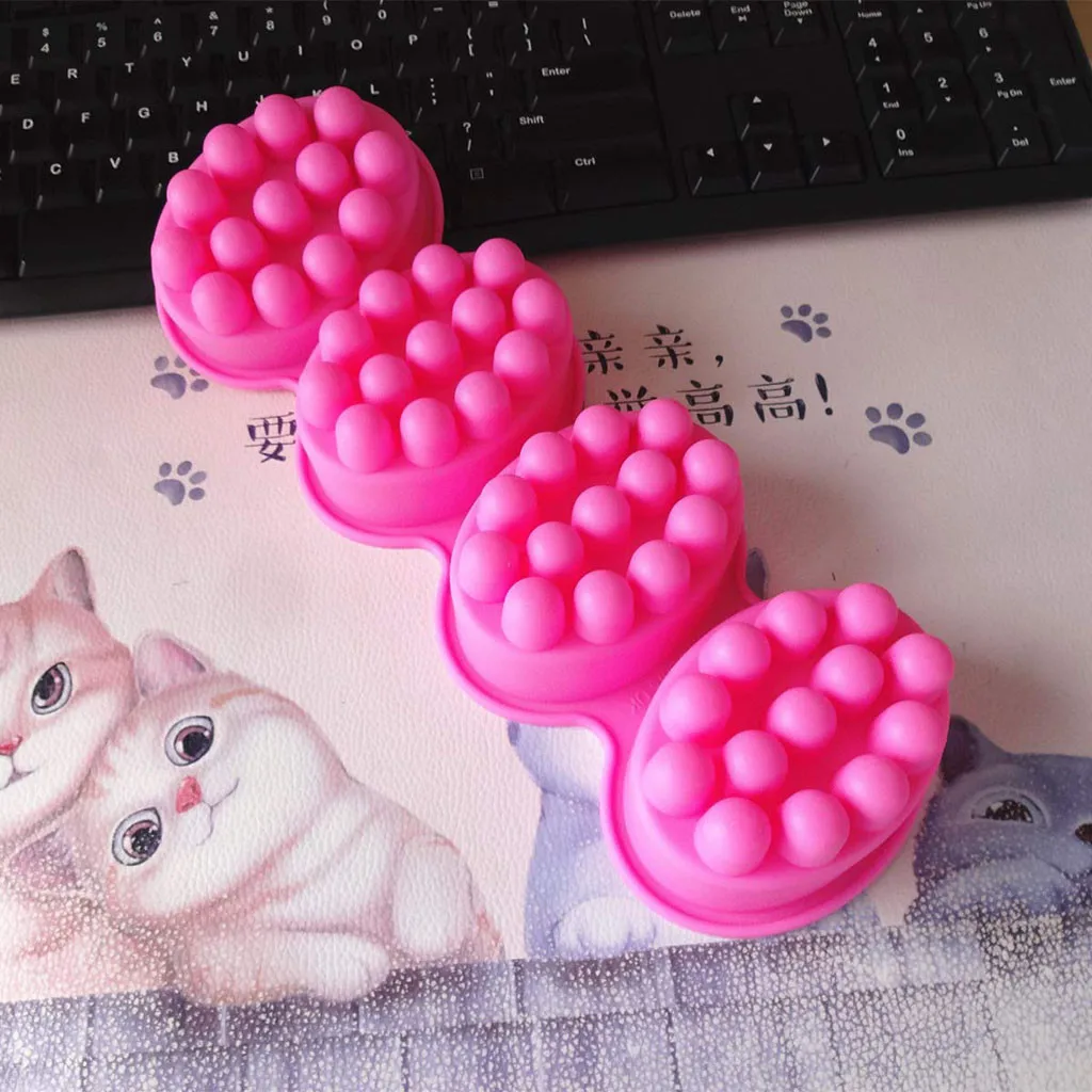 

Massage Bar Silicone Mold 3D For Pudding Soap Jelly Mould Tray Durable