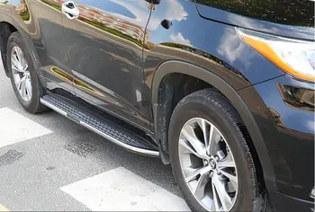 

For Toyota Highlander 2015 2016 2017 2018 2019 Running Boards Auto Side Step Bar Pedals High Quality Nerf Bars