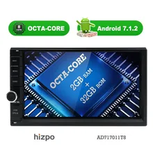 Octa/Quad Core Android7.1 2G RAM+32GB/16G ROM Support 4G WIFI Network Car GPS 2 din Universal Car No DVD Radio player SWC BT MAP