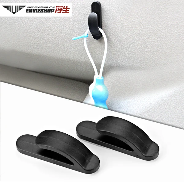 Automotive car door hook utility vehicle with a stick on hooks