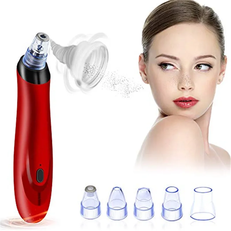 

Blackhead Remover Pore Vacuum Suction USB Rechargeable 3 Adjustable Strength Beauty Exfoliators Comedone Machine Pore Cleanser