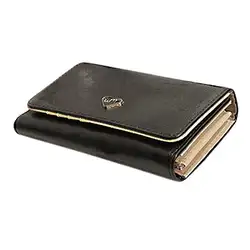 ABDB Новая мода кожаный женский кошелек для путешествий Кредитная карта пакет ID сумка для хранения-черный