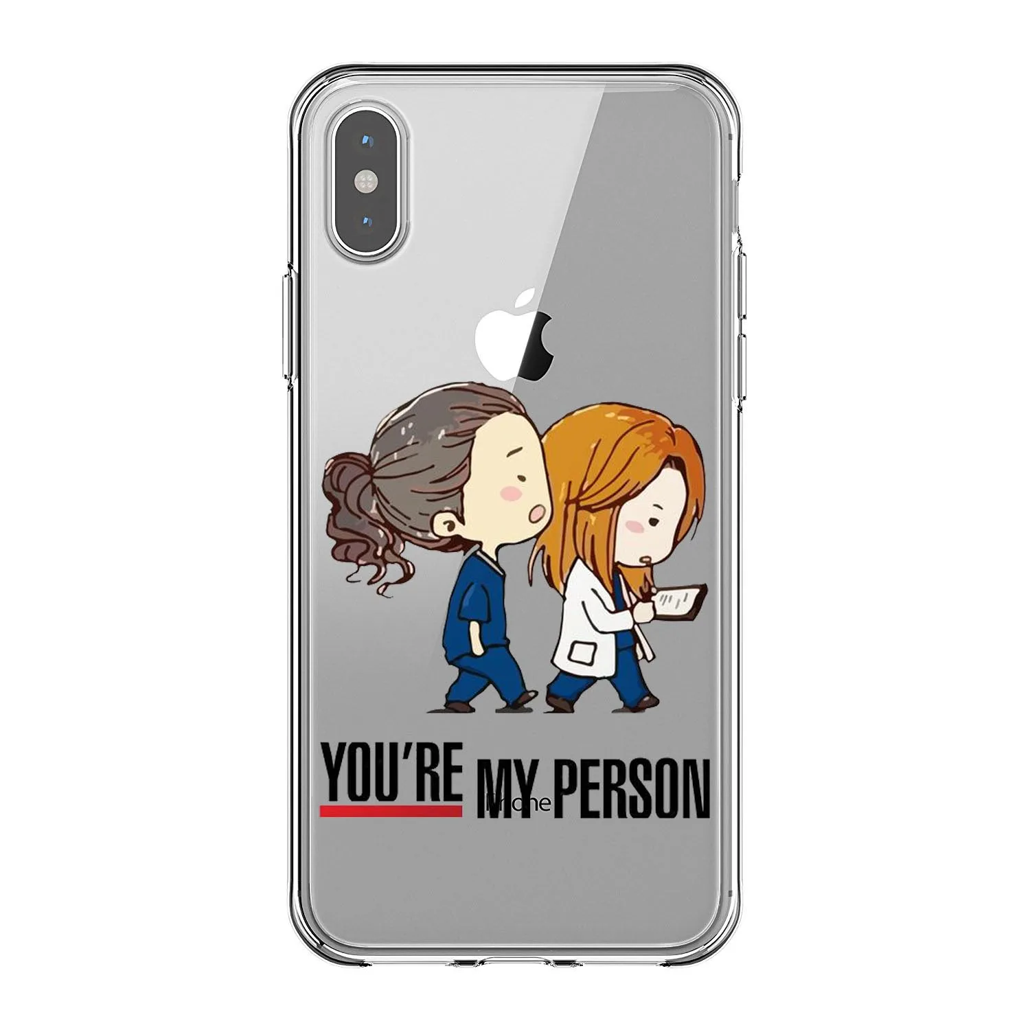 Greys Anatomy You are my person Мягкий Силиконовый ТПУ для телефона чехлы для iPhone 11 Pro MAX 5 5S 6 6splus 7 8Plus X XR XS MAX