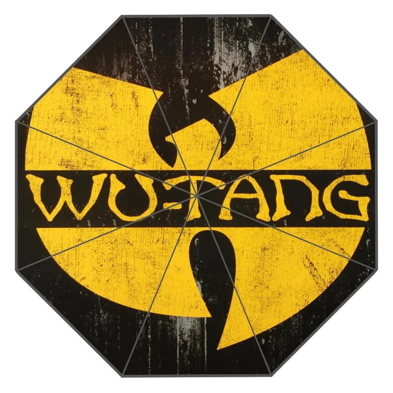 Индивидуальный зонтик Wu tang, Женский тройной складной индивидуальный зонтик, женские инструменты для дождя, уникальный зонтик