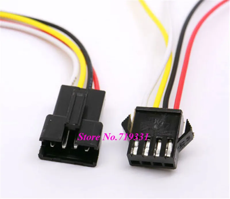 10 пар 4 PIN RGB Разъем провода кабель для 3528 5050 SMD светодиодные полосы света мужской и