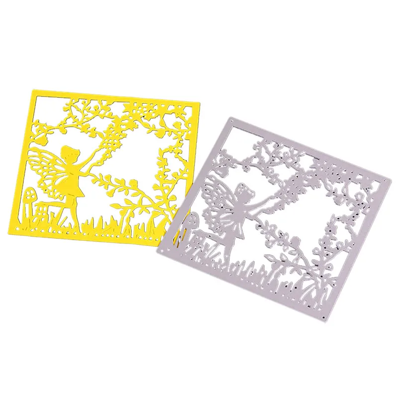 

Flower Fairy Design Cutting Dies Metal Template Die For Scrapbooking Stencil DIY Album Cards Decor Wholesales