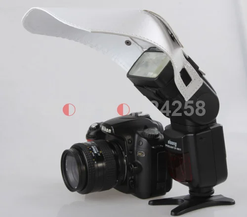 

205mm x 221mm Universal Flash Bounce Reflector Diffuser for Canon For Nikon Pentax for Sony Camera Light Soft Flash Diffuser