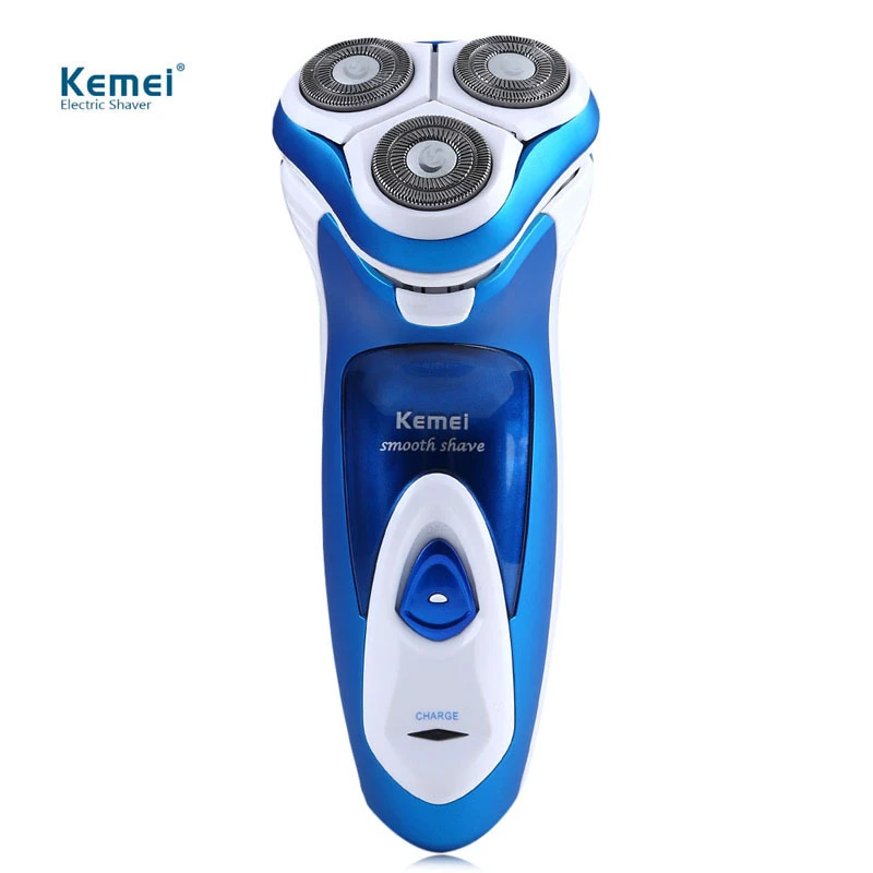 Kemei KM-5880 Rechargeable Electric Shaver Triple Blade Washable Electric Shaving Razor Men Face Care 3D Floating Shaver Kemei KM-5880 Rechargeable Electric Shaver Triple Blade Washable Electric Shaving Razor Men Face Care 3D Floating Shaver
