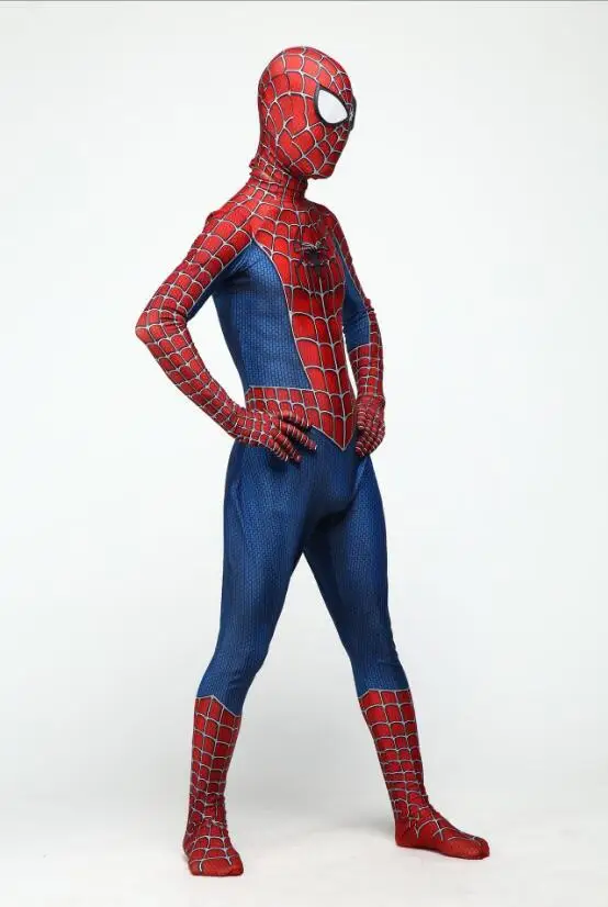 High Quality Spider Man Spiderman Costume Fancy Dress Adult And Children Halloween Costume Red Black Spandex 3D Cosplay Clothing High Quality Spider Man Spiderman Costume Fancy Dress Adult And Children Halloween Costume Red Black Spandex 3D Cosplay Clothing