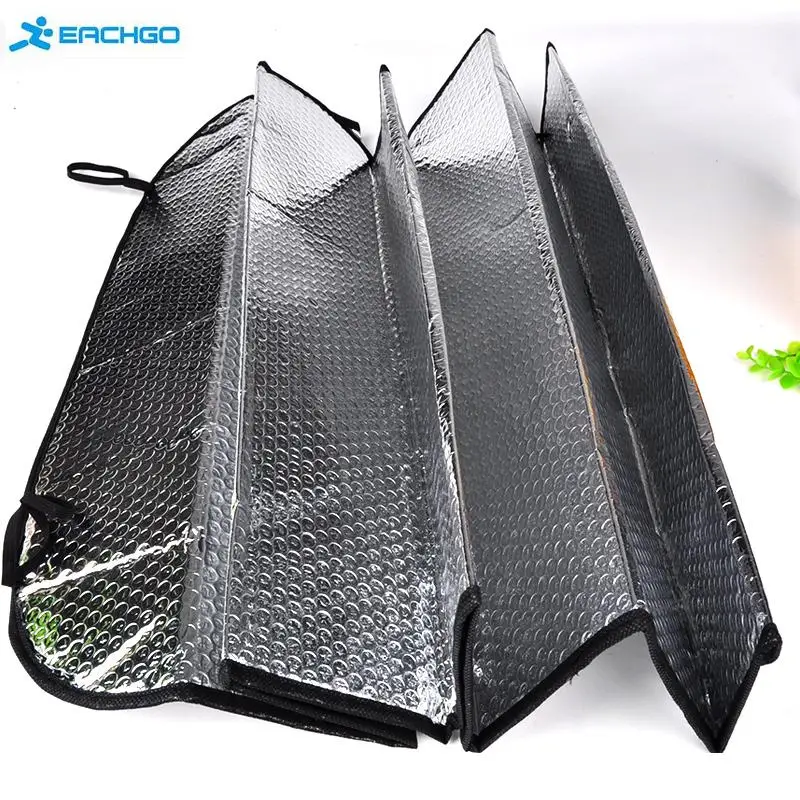 

2018 Car styling 130*60cm Window Foils Windshield Sun Shade Car Windshield Visor Cover Block Front Window Sunshade Protect Car