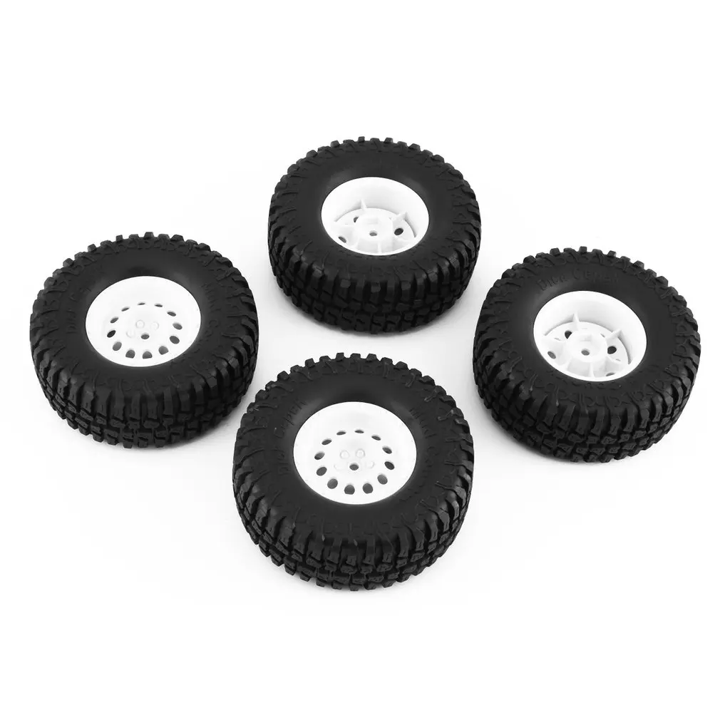 4Pcs AX-3020C 1.9 Inch 103mm 1//10 Scale Tires with Wheel Rim D90 SCX10 CC01 RC