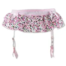 Новинка, модные женские/женские сексуальные винтажные Многослойные подвязки с бантом, ремни для чулок, модные розовые металлические зажимы подвески