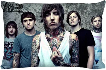 

New Custom Bring Me the Horizon Pillowcase Zippered Rectangle Pillow Cover Cases Size 45X35cm,40x60cm,45X75cm,50X75cm(Two sides)