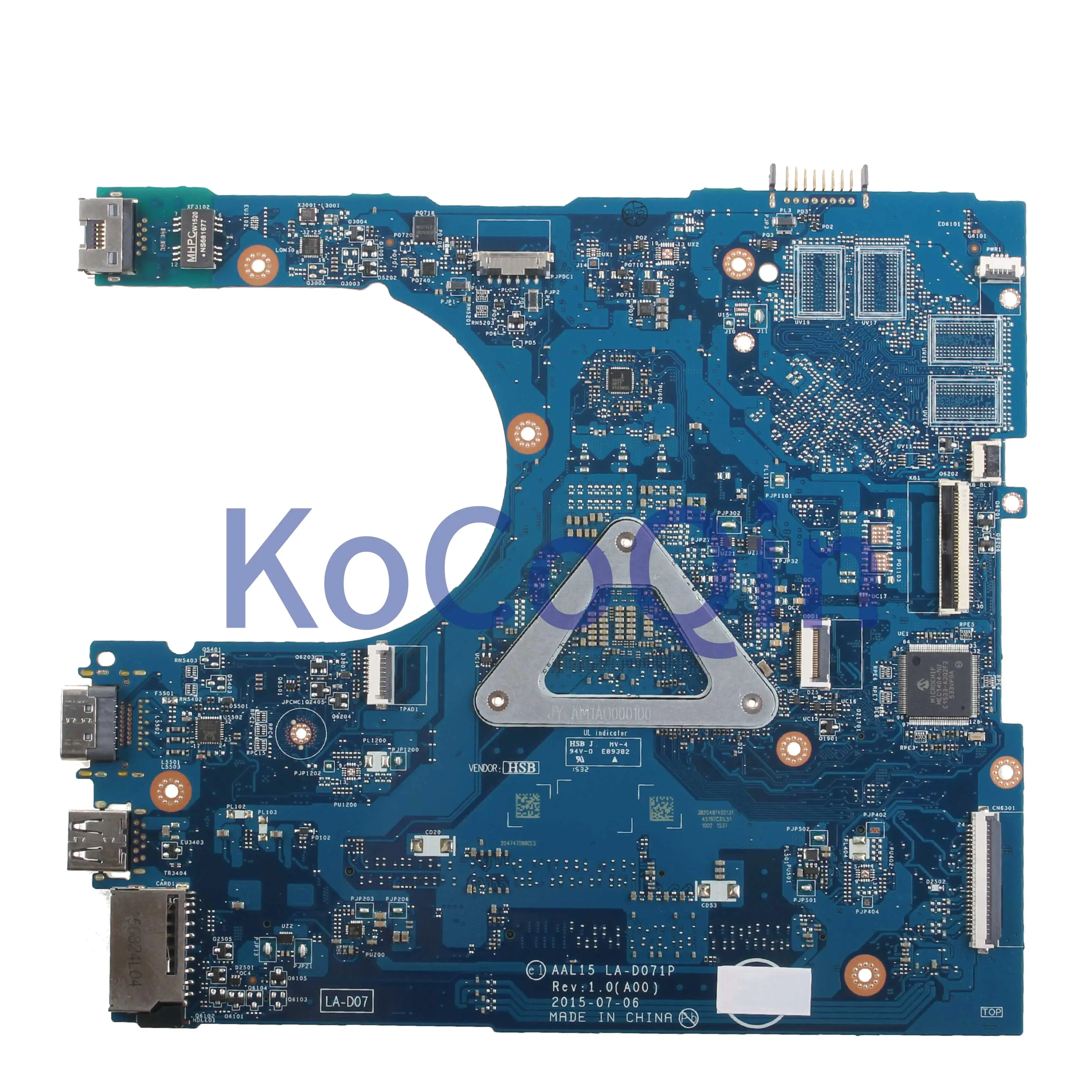 amazing  KoCoQin Laptop motherboard For DELL Inspiron 15 5559 5759 5459 3559 I7-6500U Mainboard CN-0GGN3F 0G