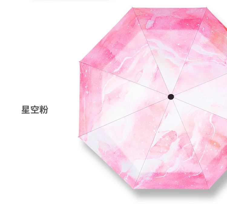 LIBERAINY дизайн зонтик звездное небо InfiniteUniverse абстрактное искусство Мода Дождливый Солнечный анти-УФ подарок красочный тренд девушка